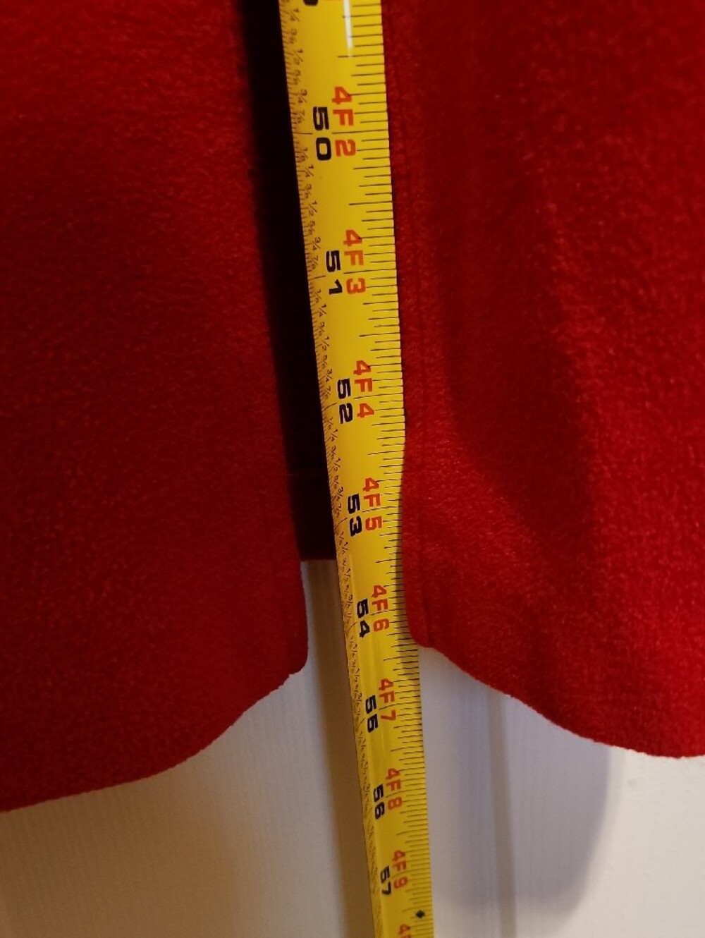 Vanity Fair Red Robe, Medium - Picture 6 of 10